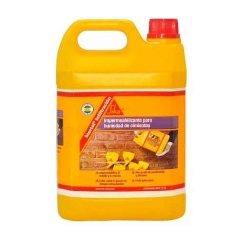 Sika Inertol Infiltracion Humedad Cimiento | 5 Lt