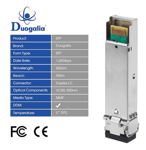 Gigabit Sfp Lc Module 1.25g 850nm - Pack De Alto Rendimiento