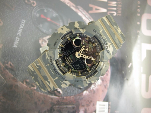 Relógio Casio G-shock Camuflado Ga-100cm-5adr