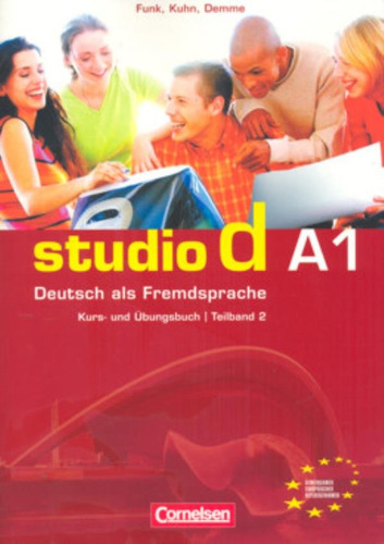 Studio D A1 - KURSBUCH & ARBEITSBUCH (7-12) Con CD (Texto + Exercicio), de Cornelsen. Editora Distribuidores Associados De Livros S.A., capa mole em alemão, 2007