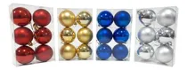 Comprar Adornos Navidad Globo 6cm X24 Unid Sheshu Navidad Color Plata