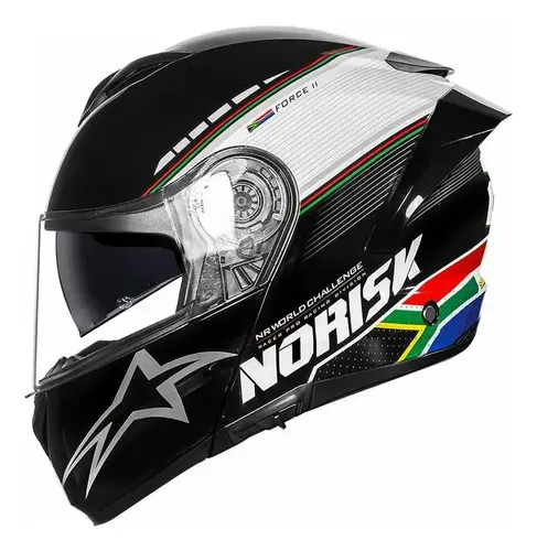 Capacete Norisk Force 2 Grand Prix Africa Pais Articulado — foto 1