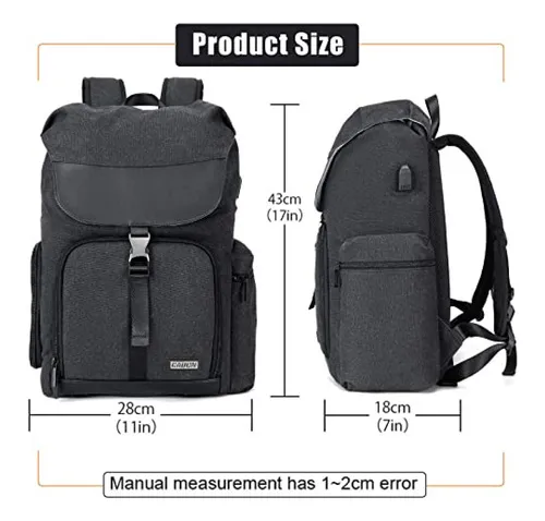 Caden Mochila De Lona Para C mara Dslr slr Cuotas sin inter s