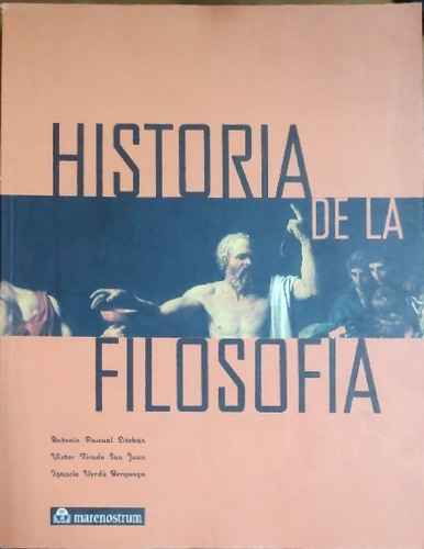 Historia De La Filosofia Antonio Pascual Esteban 