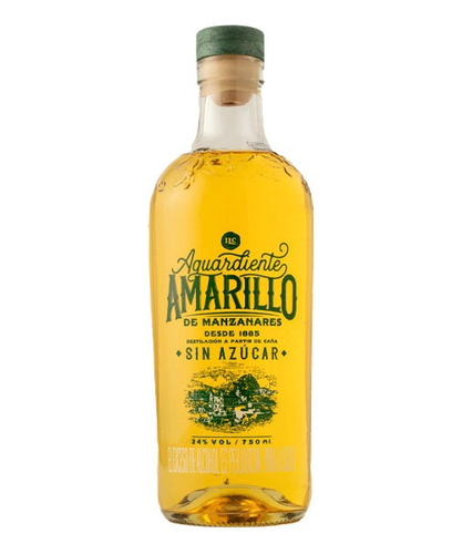 Aguardiente Amarillo Manzanares - L a $80