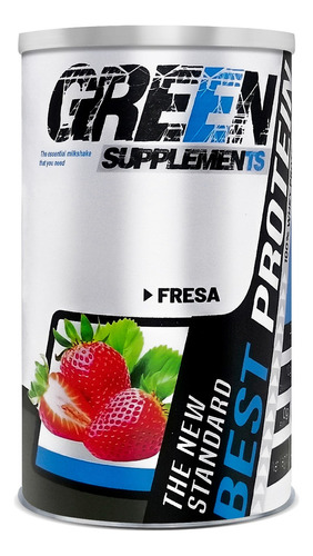 Suplemento Proteína Whey Hidrolizada Zero Green 1kg Sabores Sabor Fresa