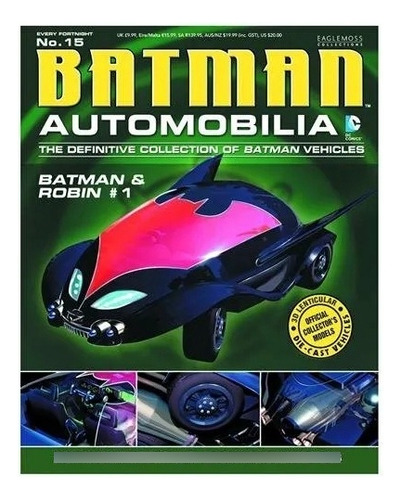 Revista Automobilia Batman Nro.15 Batman Y Robbin  Eaglemoss