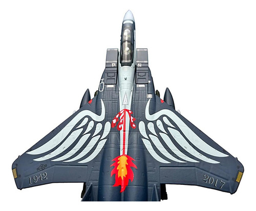 Modelo De Caza F-15, Mxfsg-001, F-15e Strike Eagle, 1:100, 1 Color Azul/Blanco