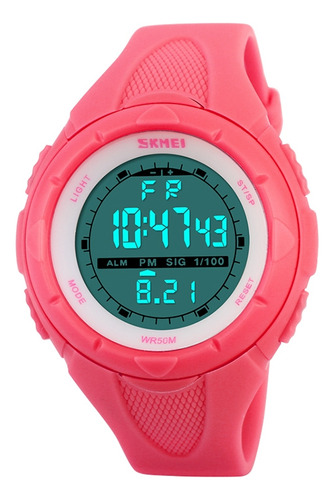 Reloj De Silicona Skmei 1025 Impermeable Con Esfera Grande P