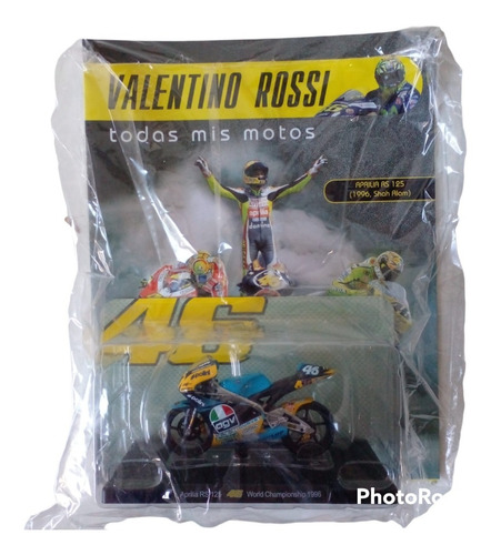 Colección Motos Valentino Rossi N 11 Aprila As 125 (1996)