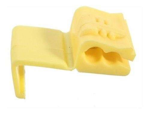 Imagem 3 de 3 de 50pçs Conector Derivação Emenda Cabos Fios Amarelo 4 A 6mm