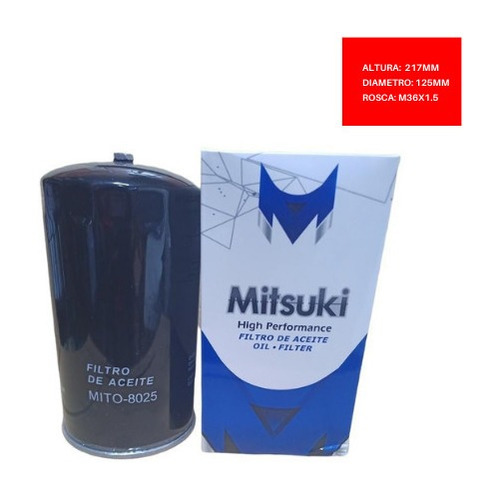 Filtro Aceite Mitsubishi (trucks And Buses) Fk 615 1997 2004