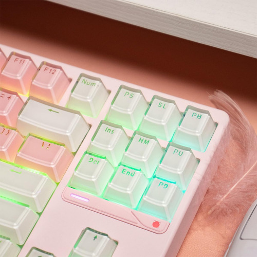 Mintcaps Keycaps - 104 Keys Jelly White White Keycaps Custom