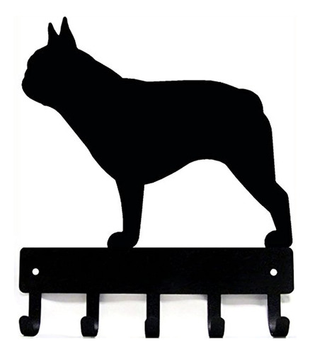 Bulldog Frances Clave Rack / Correa Del Perro Colgadero  Art