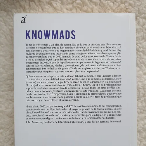 Libro Knowmads. Raquel Roca