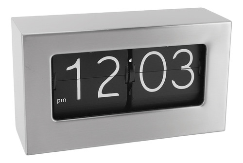Relógio De Mesa Flip Relógio Giratório Automático 12h
