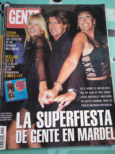 Revista Gente Gonzales Sole Ricky Martin Maradona 26 2 1998