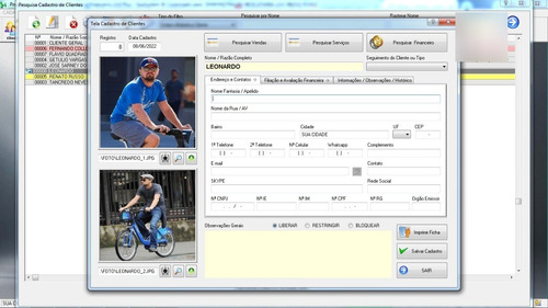 Sistema Para Bicicletaria Bike + Serviços V3.0 Fpqsystem