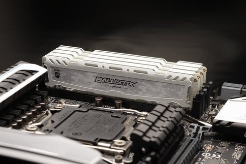 Memoria Crucial Ballistix Sport Ddr4 8gb 3200mhz Branca C Nf