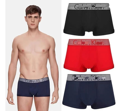 6 Boxer Paquete Calv Classic Fit Trunk Bu2662