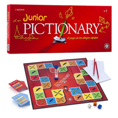 Pictionary Junior Juego Dibujar Orig Mattel Ruibal Manias