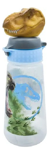 Botella Para Agua De Plástico Jurassic 473ml Cabeza