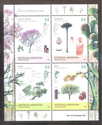 Argentina 2015 (block252) Arboles Usos Multiples