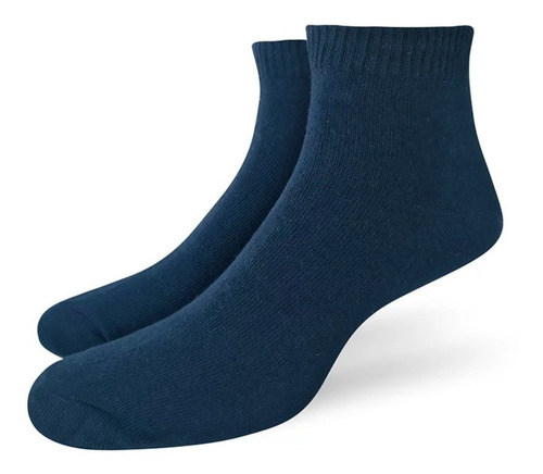 Imagen 2 de 10 de Pack De 12 Soquetes Elemento Cortos Para Hombre Algodón Docena En Colores Surtidos Descuento Por Cantidad Tienda Rupless