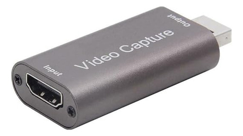 Tarjeta de Captura de Video Kopira CS-zjt 4k Hdmi A Usb 3.0 Convertidor de Video Audio Hdmi 1080p 60fps Color Gris