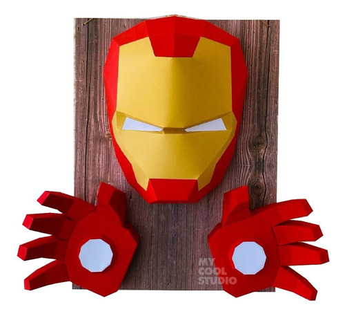 Ironman Pared Papercraft 3d Papiroflexia Pdf