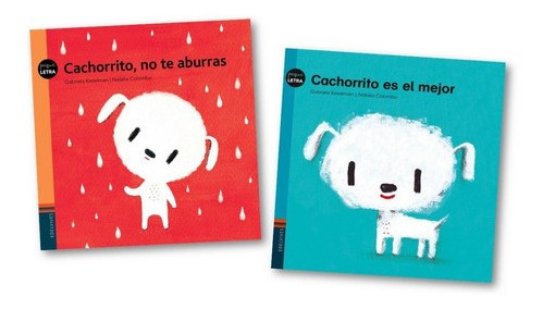 * 2 Libros Pequeletras * Cachorrito Gabriela Keselman