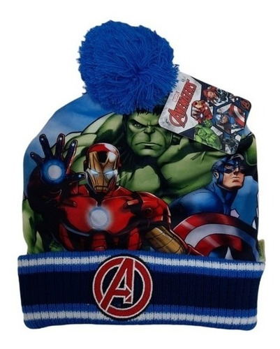 Gorro Gorra Infantil Lana Marvel Avengers Los Vengadores