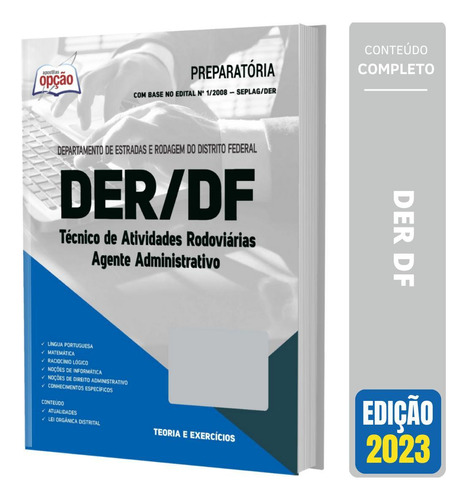 Apostila Concurso Der Df 2023 - Agente Administrativo
