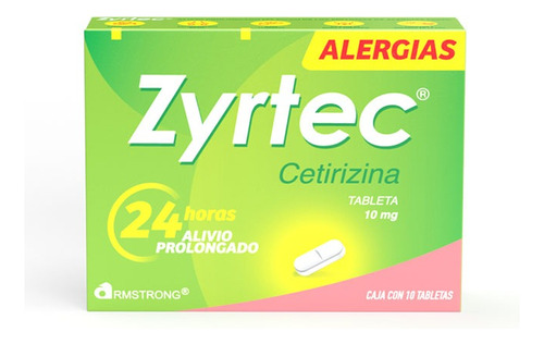 Zyrtec 10mg Tableta Con 10