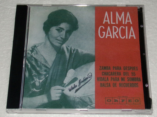 Alma Garcia - Cd Bajado De Vinilos / Kktus 