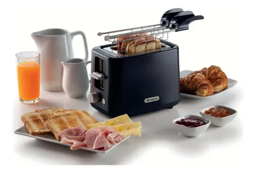 Tostadora De Pan Ariete 2 Rebanadas 760w 7 Niveles 0157/03 Color Negro