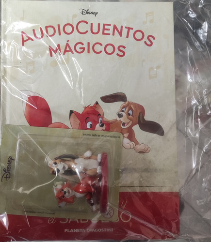 El Zorro Y El Sabueso: N/a, De Disney. Audiocuentos Mágicos, Vol. 39. Editorial Planeta Deagostini, Tapa Dura, Edición Lujo En Español, 2023