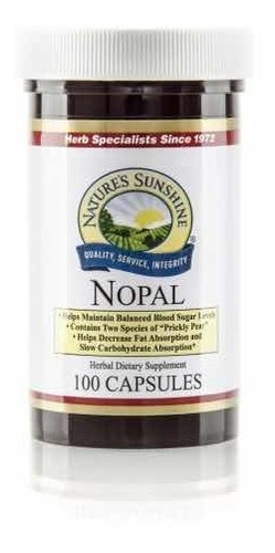 Nopal Natures Sunshine (100 Caps)