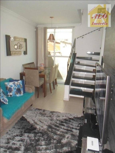 Imagem 2 de 30 de Sobrado Com 3 Dormitórios À Venda, 161 M² Por R$ 500.000,00 - Aviação - Praia Grande/sp - So0177