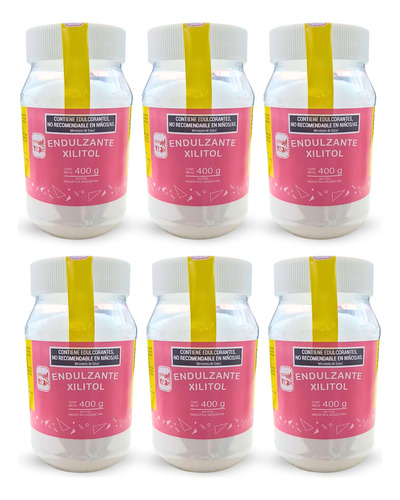 Pack X 6 Endulzante Xilitol Oh Yeah 400 G