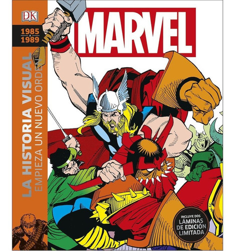 Marvel La Historia Visual Comienza Un Nuevo Orden 1985-1989, De No Mencionado. Serie Cómics Editorial Dk, Tapa Dura En Español, 2019