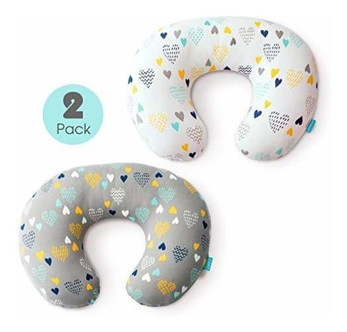 Fundas De Almohadas De Lactancia Elásticas: Paquete De 2 Fun