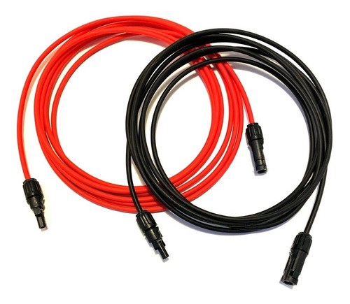 Cable Solar 4 Mm 20 Metros Con Mc4