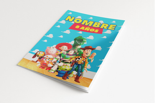 Libro Para Colorear Y Personalizar Imprimible Toy Story