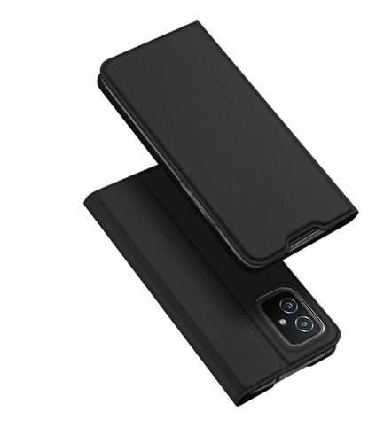 Funda De Piel Pu + Tpu Black Skin Pro Para Asus Zenfone 8