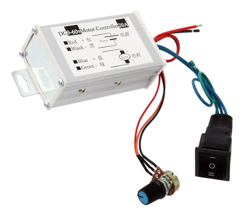 Control De Velocidad Del Motor De 400w Dc 12v-24v Dc 12v 24v