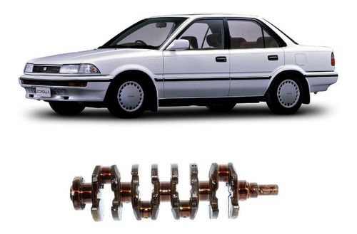 Cigueñal Motor Toyota Corolla 1.3 2e 1988 1992 Std  