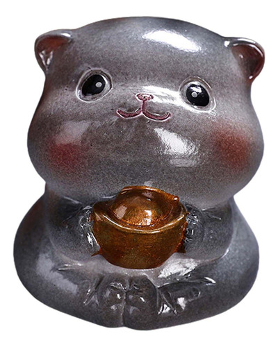 Tea Pet Cat Kung Fu Tea Crafts Estatua De Animal Pequeño