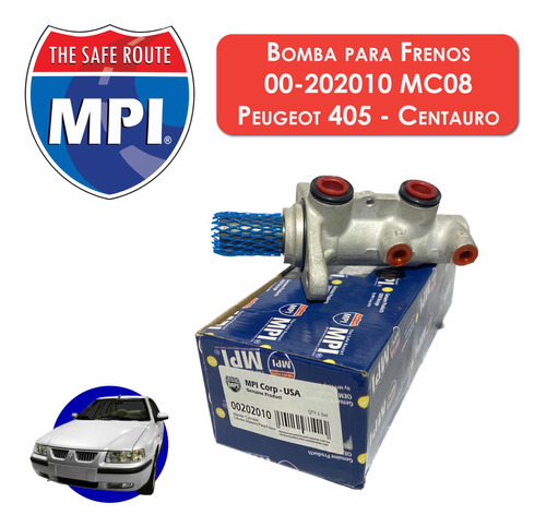 Bomba Para Freno Peugeot 405 Samand Centauro Mpi ®