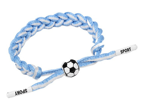 Pulsera Tejida Con Recuerdos De Fútbol De Messi 3pcs